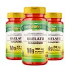 Magnésio Quelato 60 cápsulas de 350mg Kit com 3