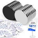 Magnet LOVIMAG Strong Neodymium 32 mm x 3 mm, pacote com 16 unidades para geladeira