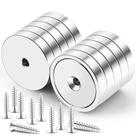 Magnet LOVIMAG Strong Neodymium 68 kg ou mais à prova d'água, pacote com 10
