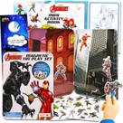 Magnetic Play Set Avengers, 40 peças, adesivos para crianças