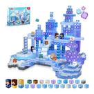 Magnetopia Blocos Magnéticos 100PCS Brinquedo de Construção Castelo Azul