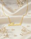 MAIARA COLAR DE NOME FOLHEADO A OURO 18k MAIARA COLAR DE NOME FOLHEADO A OURO 18k