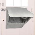 Mail Slot Catcher JUIN para porta, à prova de cães, cinza, tamanho grande