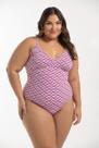 Maiô Alças Fixas Estampado Sem Bojo Plus Size