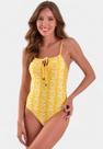 Maiô Areia Branca Baly Coqueiro Amarelo