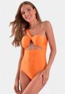 Maiô Areia Branca Baly Ombrê Laranja Maiô Areia Branca Baly Ombrê Laranja
