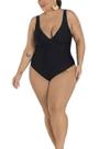 Maiô Arsiè 09B.163.5567 Feminino Plus Size Efeito Lipo UV 50+ Poliéster T. 46/52
