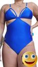 Maio body azul estiloso sol e agua
