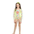 Maiô body infantil siri kids maite amarelo 39176 Maiô body infantil siri kids maite amarelo 39176