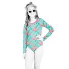 Maiô Body Manga Longa C Proteção Solar Uv 50 Menina Flamingo Maiô Body Manga Longa C Proteção Solar Uv 50 Menina Flamingo
