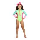 Maiô body manga longa infantil siri kids vitoria verde 39004 Maiô body manga longa infantil siri kids vitoria verde 39004