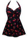 Maiô COCOSHIP Cherry Retro Sailor Pin Up Sailor Maiô COCOSHIP Cherry Retro Sailor Pin Up Sailor