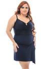 Maiô com Saia Plus Size Compressão Preto Lua Nova