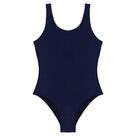 Maiô de Natação Feminino Azul Liso - iSport