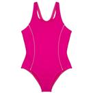 Maiô de Natação Feminino Rosa Lisa - iSport