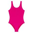 Maiô de Natação Feminino Rosa Liso - iSport