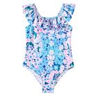 Maiô de peça única Angel Season Girl Ruffle Floral 6Y