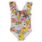 Maiô de peça única Angel Season Toddler Quick Dry Ruffle Maiô de peça única Angel Season Toddler Quick Dry Ruffle