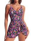 Maiô de uma peça Hanna Nikole Tummy Control, vestido de banho feminino