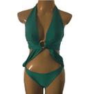 Maiô Engana Mamãe Líquido Moda Praia Luxo Verde Com Forro