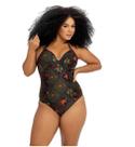 Maiô Estampado Zero Barriga Bojo Lateral Drapeada Dilady