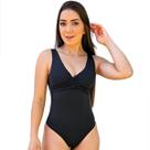 Maiô Feminino Bicolor Bojo Alta Sustentação Boddy Uv Chapa Barriga Hidroginastica Natação Moda Praia Maiô Feminino Bicolor Bojo Alta Sustentação Boddy Uv Chapa Barriga Hidroginastica Natação Moda Praia