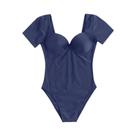 Maiô Feminino De Cor Sólida, Casual, Confortável E Respirável, Para Férias Na Praia