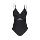 Maiô Feminino De Uma Peça Com Decote V, Costas Abertas, Controle De Barriga, Corte Alto, Cor Sólida Maiô Feminino De Uma Peça Com Decote V, Costas Abertas, Controle De Barriga, Corte Alto, Cor Sólida