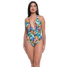 Maio Feminino Estampado Decote Frente Única Bojo Removível