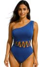 Maiô Feminino Lurex Com Bojo Ombro Único Recortes Trançados Maiô Feminino Lurex Com Bojo Ombro Único Recortes Trançados