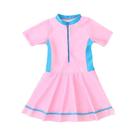 Maiô Infantil Com Zíper E Estampa Floral Para Meninas
