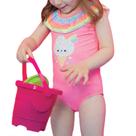 Maiô Infantil Feminino Kukiê em Malha UV 50+ Rosa - 75549