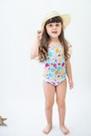 Maiô infantil laço com proteção uv - estampa frutinhas Maiô infantil laço com proteção uv - estampa frutinhas