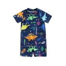 Maiô Infantil Masculino com Manga Curta - Proteção UV para Praia e Piscina