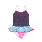 Maiô Infantil Proteção UPF50+ Bebê Regata - Polka Dots Triple