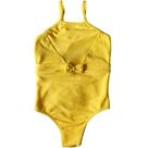 Maiô Infantil Proteção Uv Fofo Liso Laço Praia