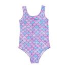 Maiô Infantil Regata Proteção UV 50+ Sereia Skin Lilás