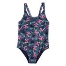 Maiô Infantil Tropical Alças Cruzadas She Beachwear