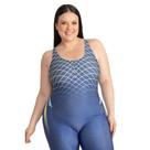 Maio Macaquinho Natação Trinys Estampado 3585 Plus Size