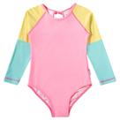 Maiô Manga Longa Infantil Fps Uv 50+ Proteção Solar Tip top Natação Roupa de Praia Menina Bk52