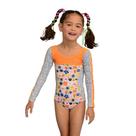 Maiô Manga Longa Lycra Proteção UPF50+ Baby Flower - Verão 2024