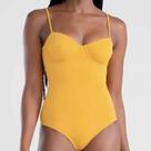 Maiô Meia Taça Liso Amarelo Ouro 382.12 Mash