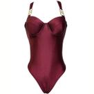 Maiô Metalic Feminino Tendência Lançamento Lindo Maio Com Bojo Praia Cavado Nas Costas Fio Dental Hot Pants Roupa Top