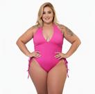 Maiô Moda Praia Modelador Ajustável Plus Size