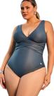 Maio plus size liso canelado sol e agua