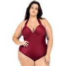 Maiô Plus Size liso Chapa barriga Com Bojo Cortinão