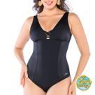 Maiô Preto Liso Zero Barriga Banho De Mar 601576 Maiô Preto Liso Zero Barriga Banho De Mar 601576