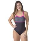 Maiô pro line preto e chumbo kauna swim