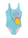 Maiô Regata Pingo de Alegria PG44 Infantil Estampado Proteção Solar UV50+ Poliéster T. 04/10