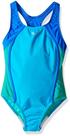 Maiô Speedo Girl One Piece Mesh Splice Thick Strap